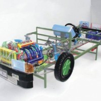桑塔納整車(chē)透明解剖模型
